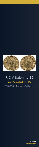 RIC V Salonina 15 — CANOA