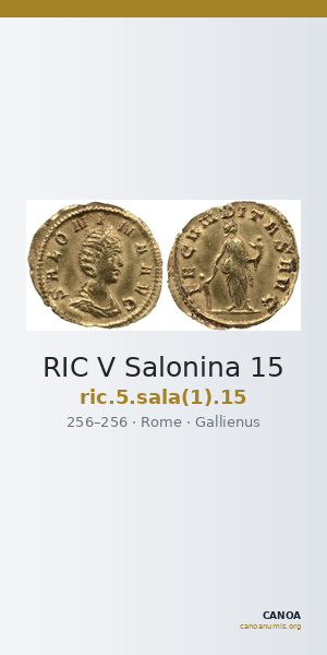 RIC V Salonina 15 — CANOA