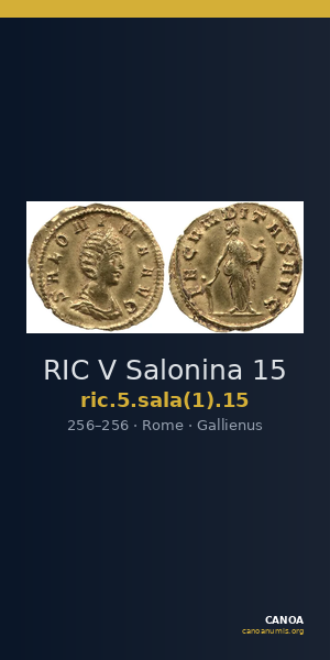 RIC V Salonina 15 — CANOA
