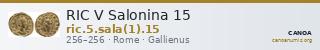 RIC V Salonina 15 — CANOA