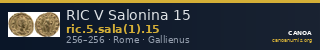 RIC V Salonina 15 — CANOA