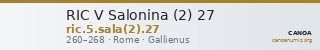 RIC V Salonina (2) 27 — CANOA