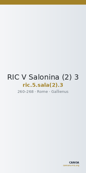 RIC V Salonina (2) 3 — CANOA