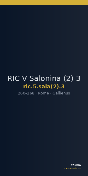 RIC V Salonina (2) 3 — CANOA