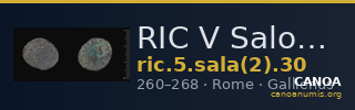 RIC V Salonina (2) 30 — CANOA