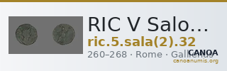 RIC V Salonina (2) 32 — CANOA