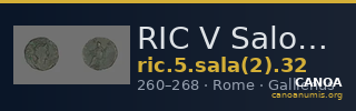 RIC V Salonina (2) 32 — CANOA
