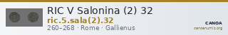 RIC V Salonina (2) 32 — CANOA