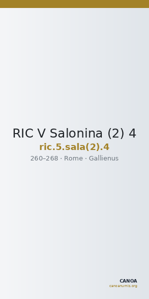 RIC V Salonina (2) 4 — CANOA