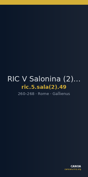 RIC V Salonina (2) 49 — CANOA