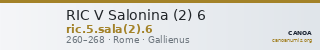 RIC V Salonina (2) 6 — CANOA