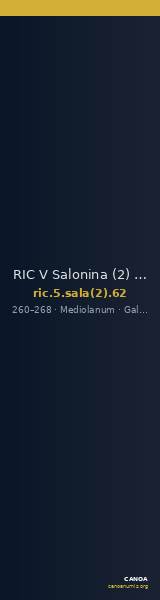 RIC V Salonina (2) 62 — CANOA