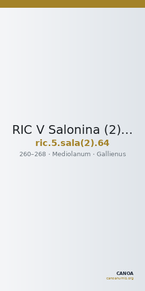 RIC V Salonina (2) 64 — CANOA