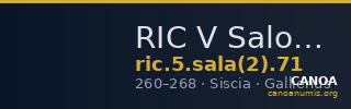 RIC V Salonina (2) 71 — CANOA