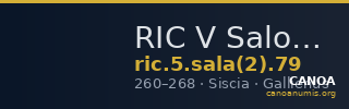 RIC V Salonina (2) 79 — CANOA