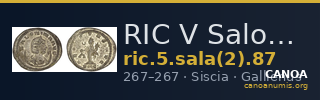 RIC V Salonina (2) 87 — CANOA