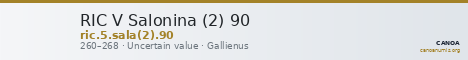 RIC V Salonina (2) 90 — CANOA