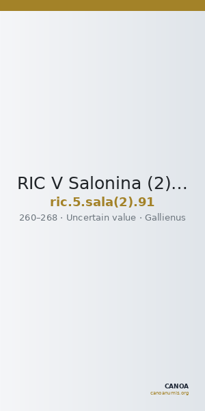 RIC V Salonina (2) 91 — CANOA