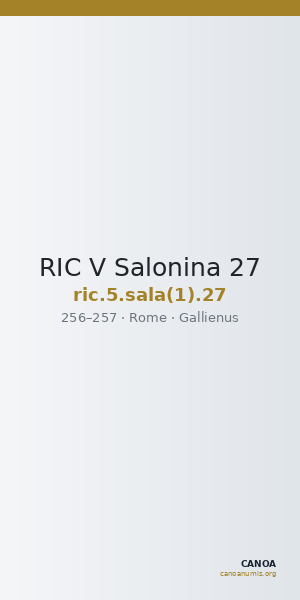 RIC V Salonina 27 — CANOA