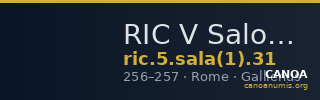 RIC V Salonina 31 — CANOA