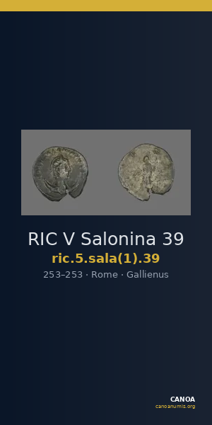 RIC V Salonina 39 — CANOA