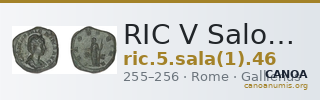 RIC V Salonina 46 — CANOA