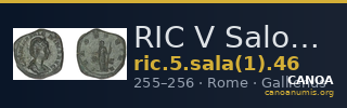RIC V Salonina 46 — CANOA