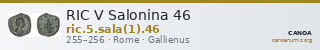 RIC V Salonina 46 — CANOA