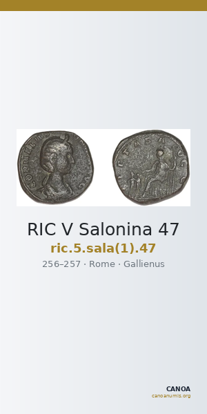 RIC V Salonina 47 — CANOA