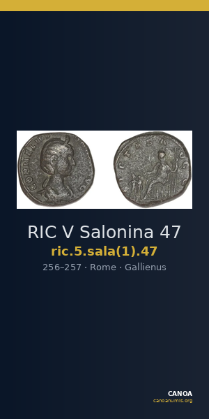 RIC V Salonina 47 — CANOA