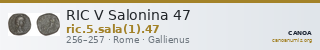 RIC V Salonina 47 — CANOA