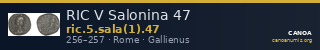 RIC V Salonina 47 — CANOA
