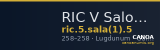 RIC V Salonina 5 — CANOA