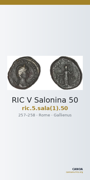 RIC V Salonina 50 — CANOA
