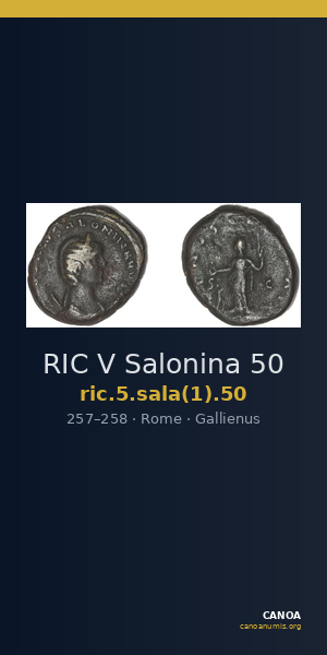RIC V Salonina 50 — CANOA