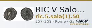 RIC V Salonina 50 — CANOA