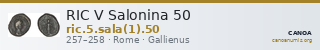 RIC V Salonina 50 — CANOA