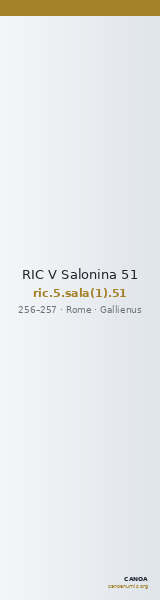 RIC V Salonina 51 — CANOA