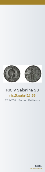 RIC V Salonina 53 — CANOA