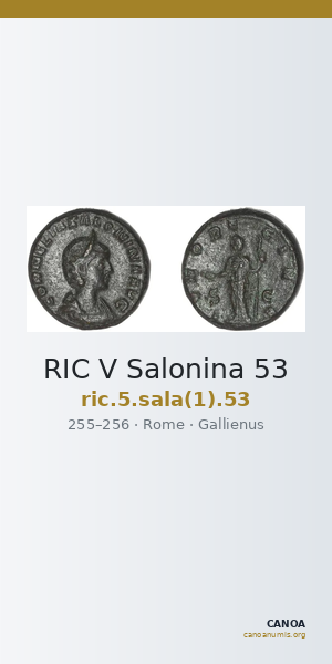 RIC V Salonina 53 — CANOA