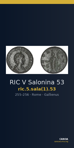 RIC V Salonina 53 — CANOA