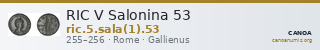 RIC V Salonina 53 — CANOA
