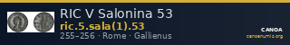 RIC V Salonina 53 — CANOA