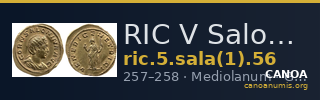 RIC V Salonina 56 — CANOA