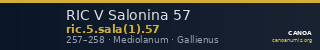 RIC V Salonina 57 — CANOA