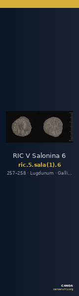 RIC V Salonina 6 — CANOA