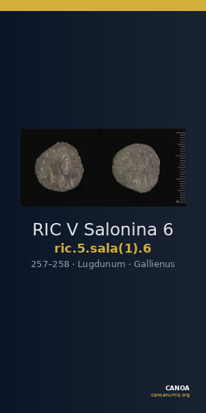 RIC V Salonina 6 — CANOA