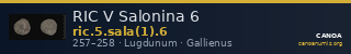 RIC V Salonina 6 — CANOA