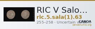 RIC V Salonina 63 — CANOA