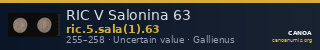 RIC V Salonina 63 — CANOA